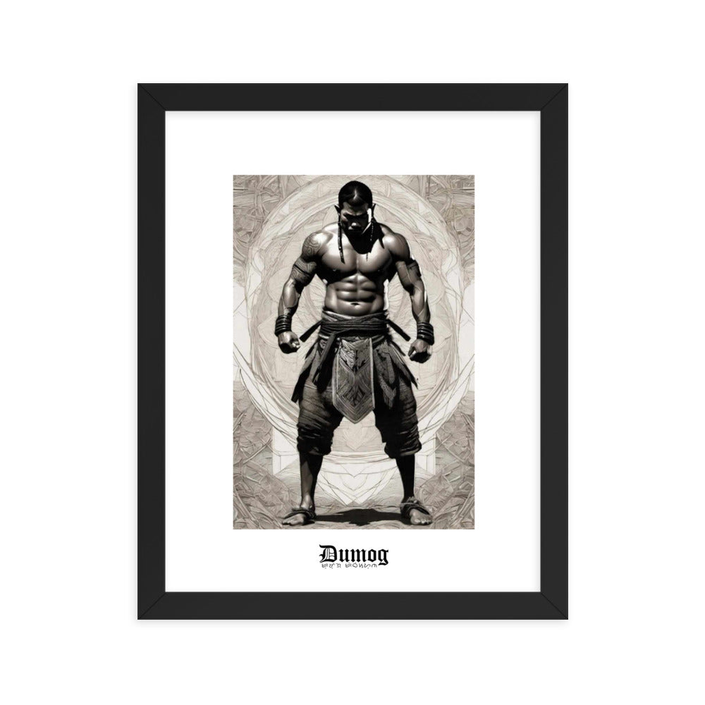 Tribal 1 Framed poster (11" x 14")