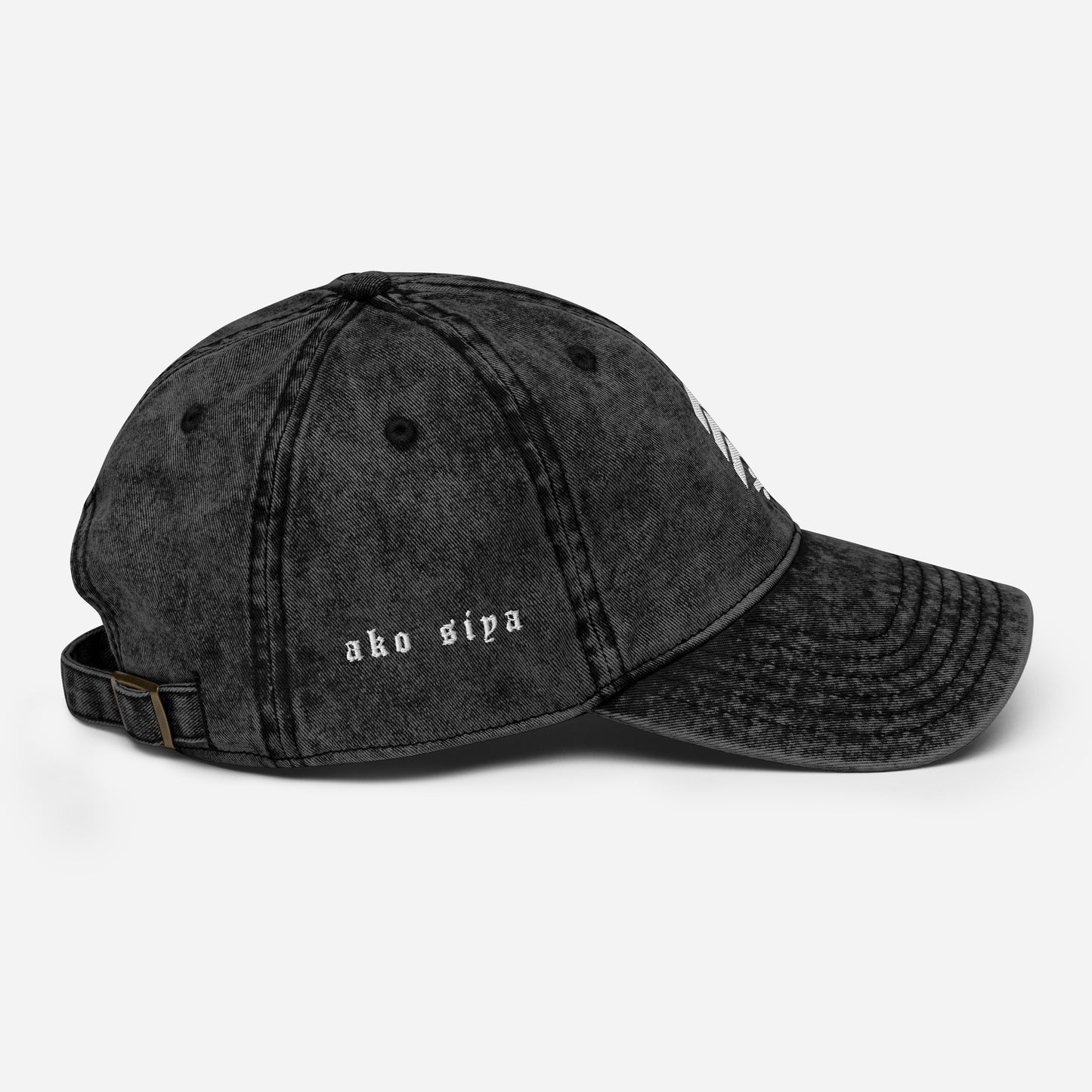 Acid Washed Ako Siya Dad Hat